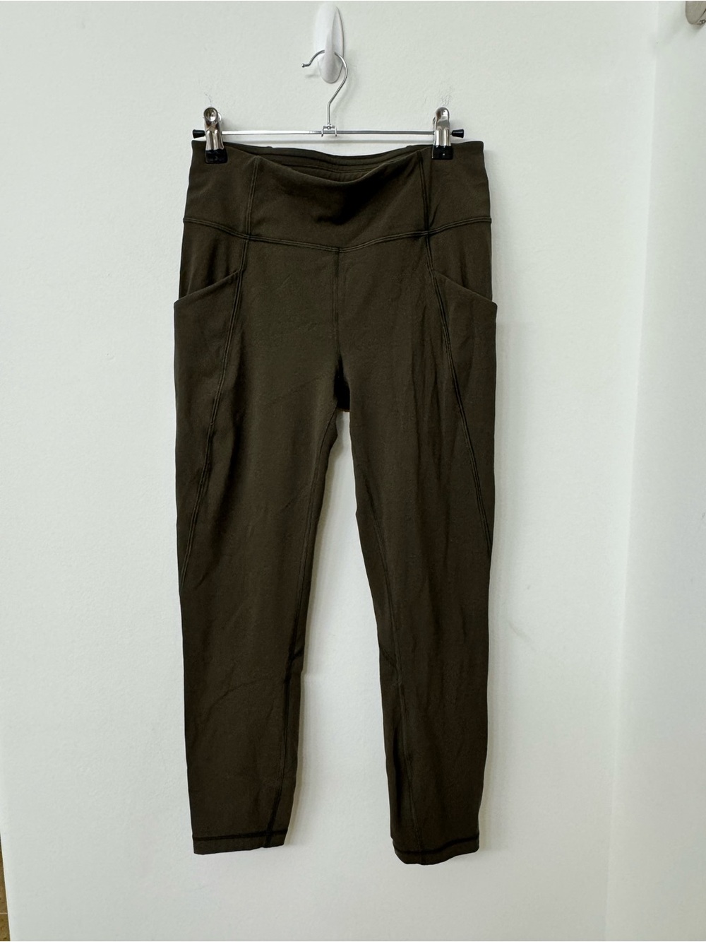 lululemon athletica Olive Green High-Waist Pocket Leggings